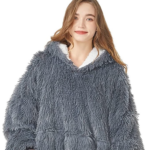 Blanket Hoodie Sherpa Women - Picture 1 of 2